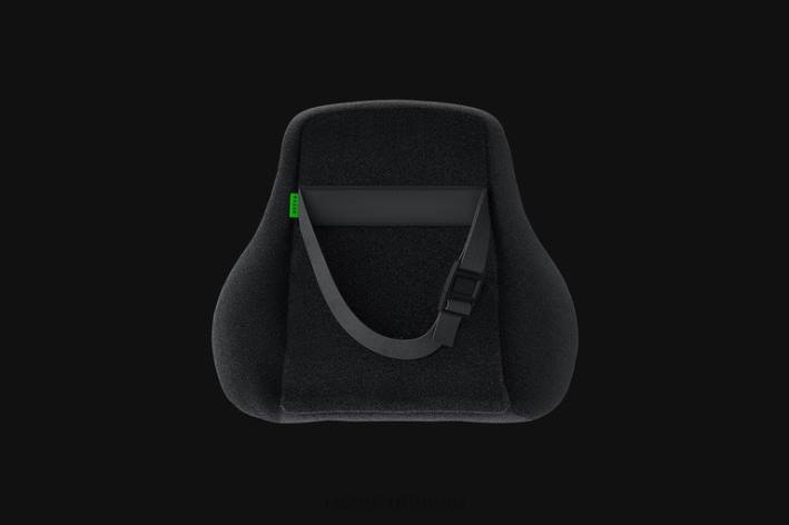 negru scaun de gaming N4VF145 perna de cap Razer